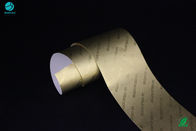 Kabartma Logosu Şirket Adı Altın Sürtünme Sigara Alüminyum Folyo Kağıt Metalleştirme Lamine Uzunluk 1500m