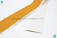 Haddeleme Şekli 64mm Genişlik Tütün Filtre Kağıdı Mantar Renk Perforasyonu 2000 CU Devrilme Kağıdı