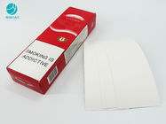 Sigara Tütün Kutusu Ambalajı İçin Kırmızı Tasarım Dayanıklı Karton Kağıt Kutuları