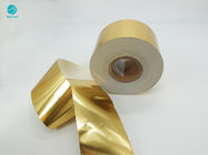 Sigara Paketi İçin OEM Kompozit 83mm Parlak Altın Alüminyum Folyo Kağıdı