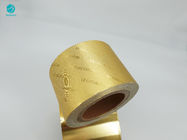 Kabartmalı Logo Kompozit Altın 8011 Alüminyum Folyo Sigara Ambalaj Kağıdı
