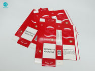 Sigara Ambalajı İçin Özel Renkli Kabartma Logo Dikdörtgen Karton Kutu