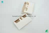 Katlanabilir Sigara Kapaklı Kutu HNB E-Sigara Paketi Malzemeleri Beyaz Karton