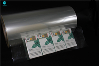 Çıplak Sigara Kutusu Ambalajı için 25 mikron Kalınlık PVC Şeffaf Ambalaj Filmi