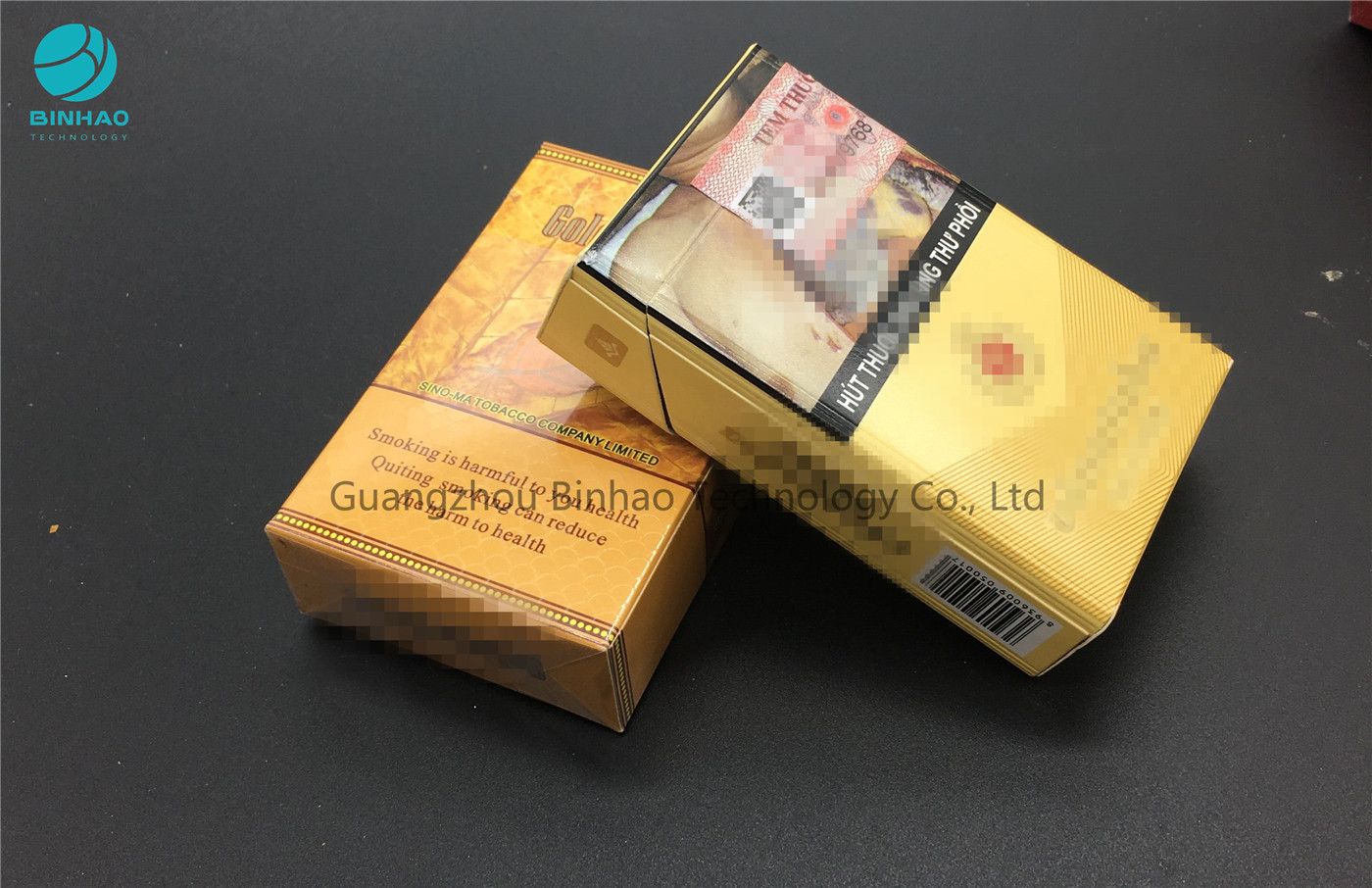 Çevre Tütün Paketleri, Fildişi Karton Sigara Kutuları Kutusu