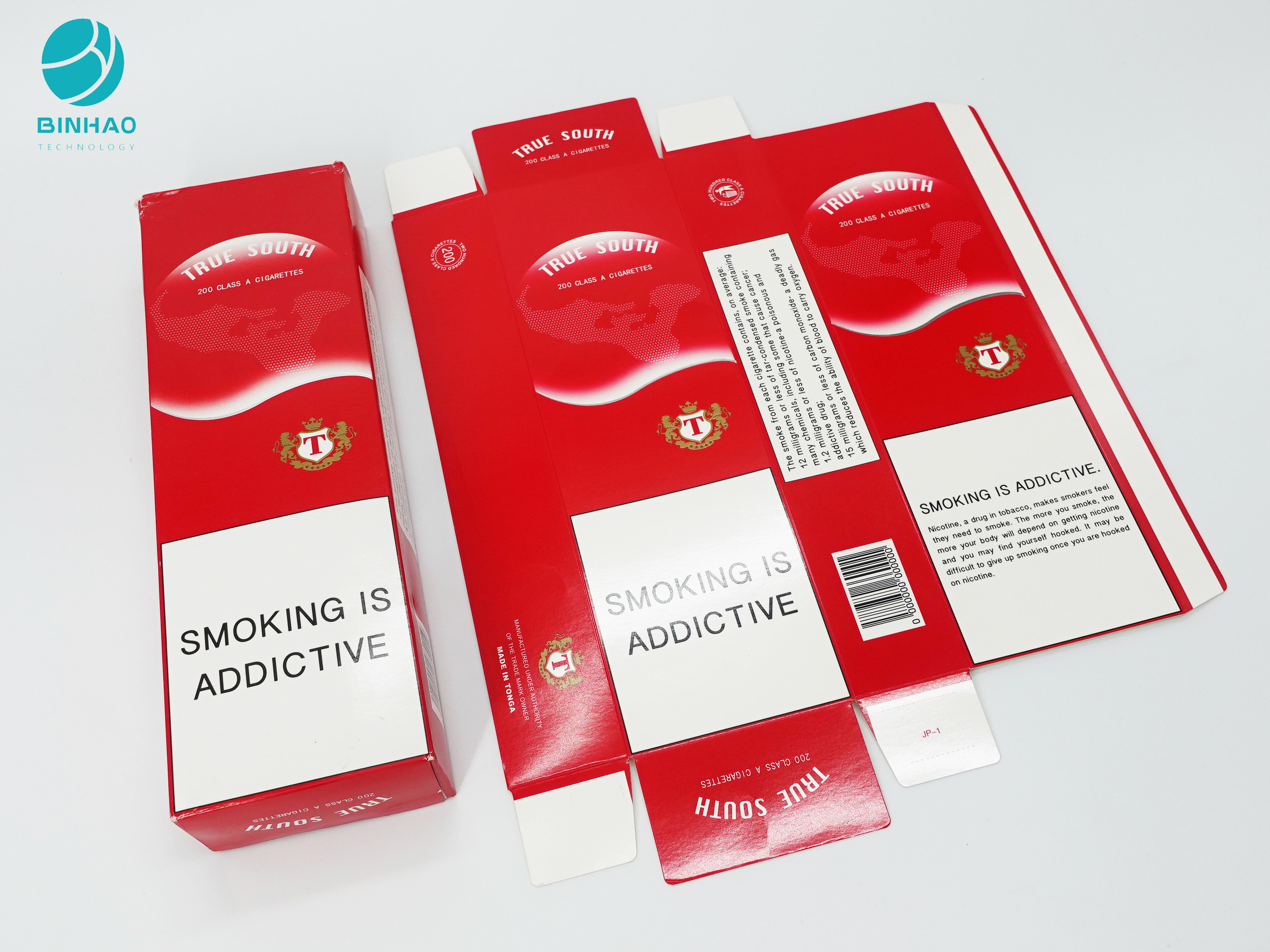 Dayanıklı Tütün Paketleri Kutu Ürünü İçin Sigara Paketleme Kutusu Kartonu