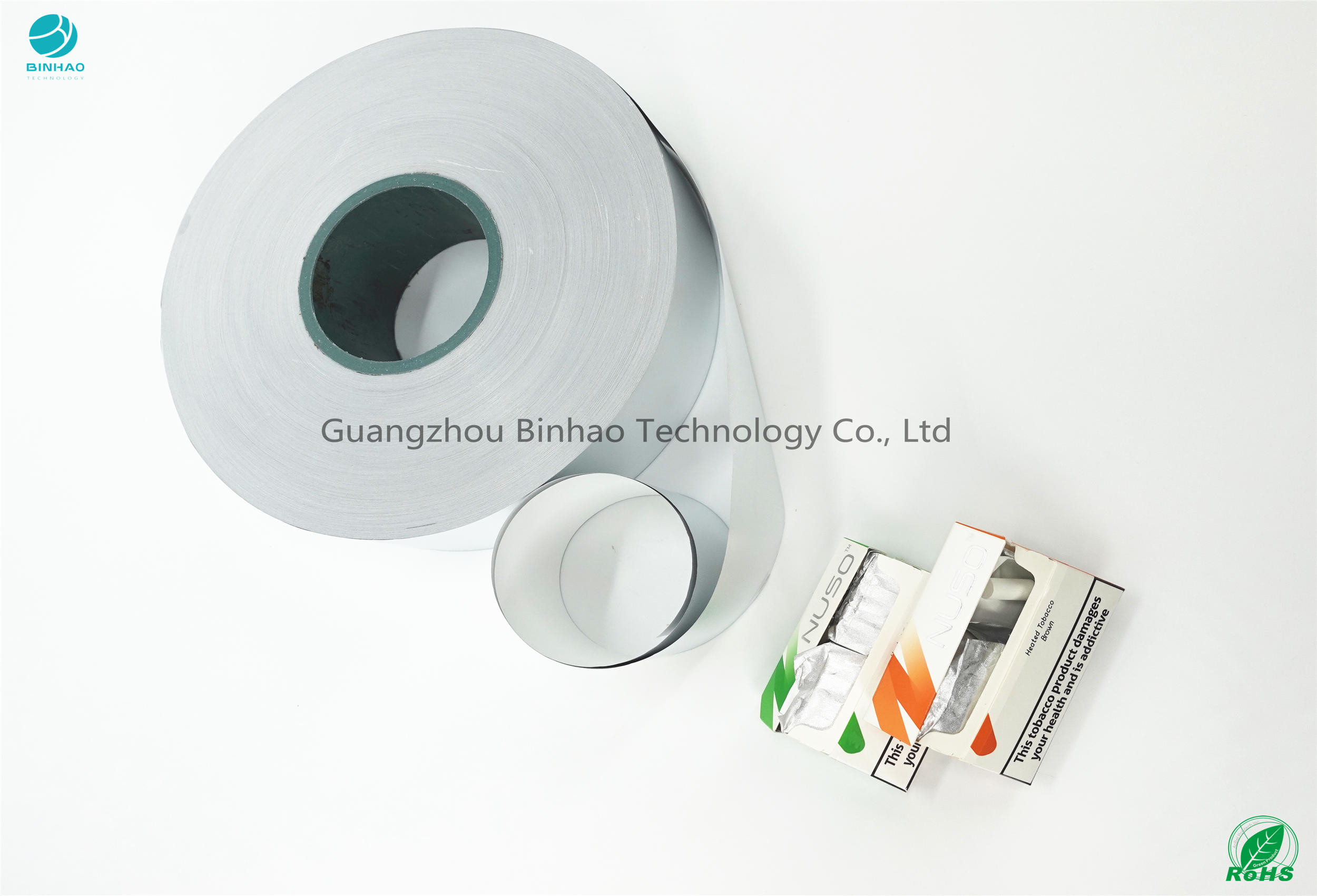 50-85mm Genişlik Alüminyum Folyo Kağıt Kabartma İşlemi HNB E-Sigara Paketi Malzemeleri