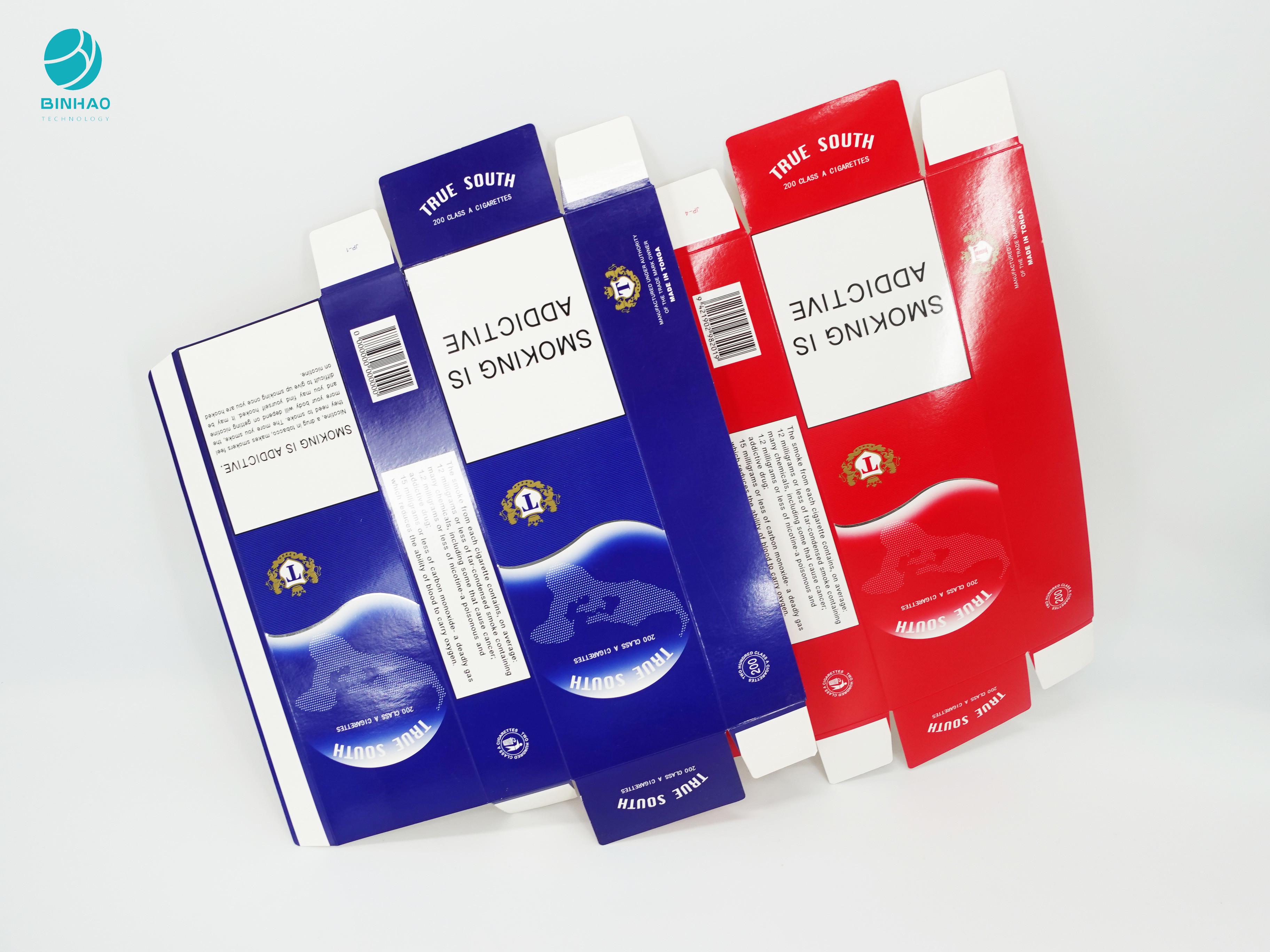 Özel Baskı Tasarımı ile Geri Dönüştürülebilir Sigara Paketi Karton Kutuları