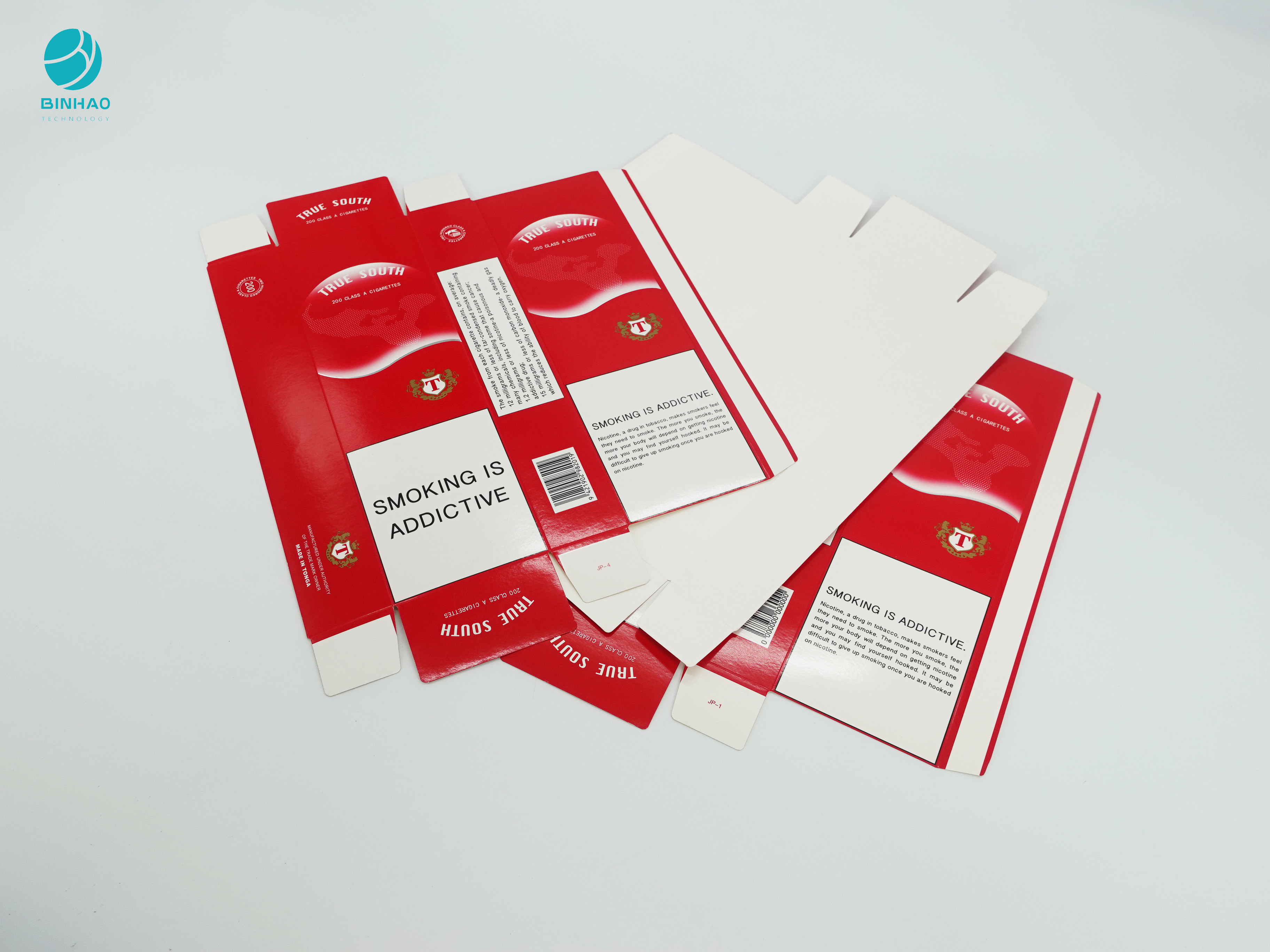 Özel Tasarımlı Ofset Baskı Tek Kullanımlık Sigara Paketi Kasa Kartonu