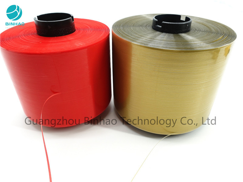 Renkli 2 Mm Yırtma Bandı Esnek Geri Dönüştürülebilir Malzeme Ambalajı