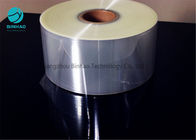 Kendinden Yapışkanlı Şeffaf PVC İç Kağıt Çekirdeği 76mm ile Esnek Ambalaj Filmi Rulo