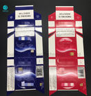 Cig Paket Tam Paket Sigara Durumda İki Renkli Tasarım Ofset Baskı Kabul