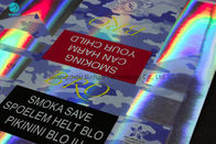 Holografik Hot tarafından yapılan Mavi Kişiselleştirilmiş Özel Sigara Durumda - Ambalaj için Gümüş Kağıt Damgalama