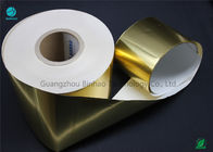 Sigara Paketi Yumuşak İç Astar için Özelleştirilmiş Altın Ultra İnce Suya Dayanıklı Alüminyum Folyo Kağıt