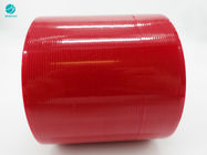 Kutu Ürünleri Paketi için 4mm Derin Kırmızı İyi Dekorasyon Yapıştırıcı Gözyaşı Bandı