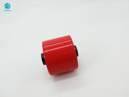 Ürün Kutusu Ambalajı İçin 2.5mm Parlak Kırmızı Tütün Kendinden Yapışkanlı Gözyaşı Bandı