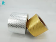 Sigara Paketi İçin 6.5Mic Altın Gümüş Kabartma Logo Alüminyum Folyo Kağıt