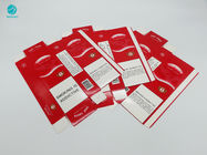 Kırmızı Beyaz Tütün Sigara Tabakası Kutusu Sıcak Damgalama Logolu Karton Karton