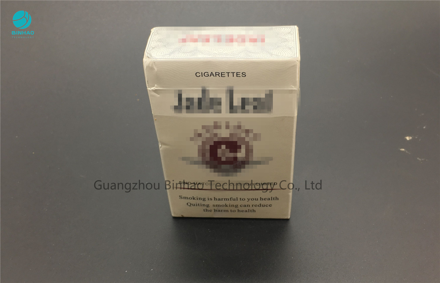 Dikdörtgen Sigara Paket / Fildişi Beyaz Karton Kağıt Tütün Düz Ambalaj