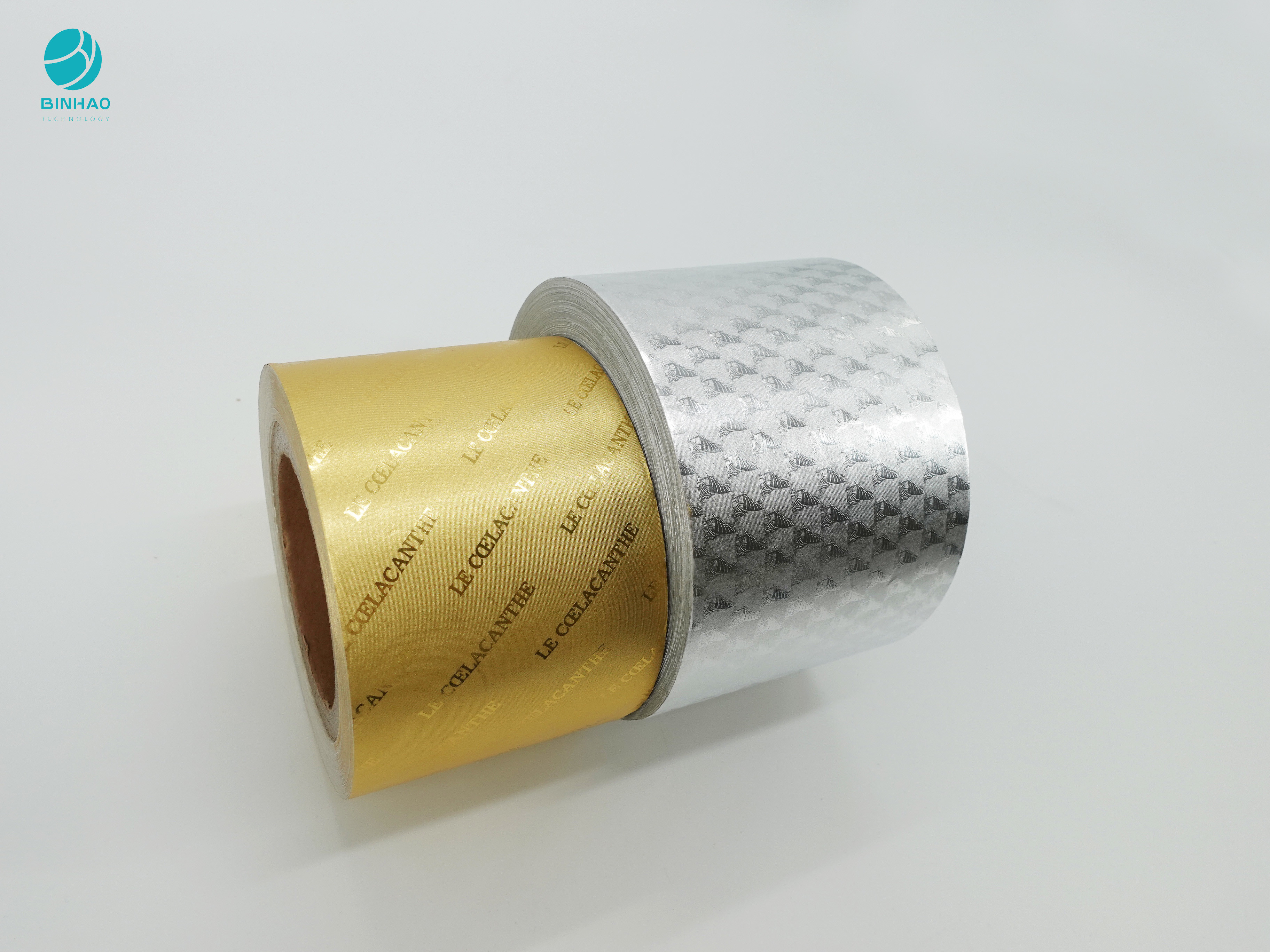 Sigara Paketi İçin Kabartmalı Desenli Altın Gümüş Alüminyum Folyo Kağıdı